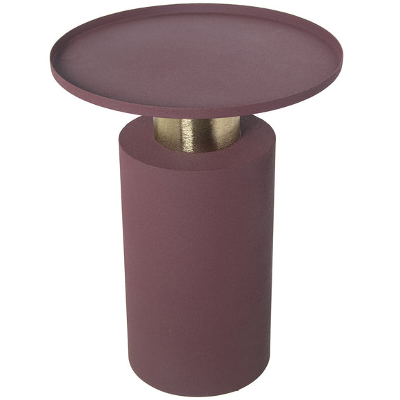 Side table Alexandra House Living Violet Golden 36 x 46 x 36 cm-0