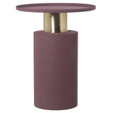 Side table Alexandra House Living Violet Golden 36 x 46 x 36 cm-4