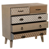 Chest of drawers Alexandra House Living Wood 80 x 35 x 76 cm-5