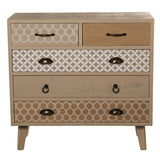 Chest of drawers Alexandra House Living Wood 80 x 35 x 76 cm-4