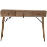 Console Alexandra House Living Brown Wood 115 x 81 x 30 cm-3