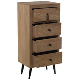 Chest of drawers Alexandra House Living Brown Wood 40 x 86 x 30 cm-5