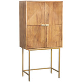 Cupboard Alexandra House Living Wood 75 x 40 x 150 cm-0