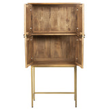 Cupboard Alexandra House Living Wood 75 x 40 x 150 cm-5