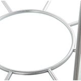 Side table Alexandra House Living Silver 63 x 61 x 63 cm-3