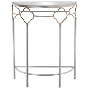 Console Alexandra House Living Transparent Silver Metal 60 x 75 x 31 cm-0