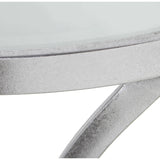 Side table Alexandra House Living Transparent Silver 54 x 59 x 54 cm-1