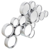 Wall mirror Alexandra House Living Silver Metal Circles 11 x 91 x 60 cm-4