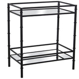 Side table Alexandra House Living Black 54 x 60 x 34 cm-0