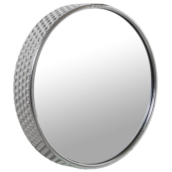 Wall mirror Alexandra House Living Silver Metal 9 x 45 x 46 cm Circular-0