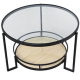 Side table Alexandra House Living Brown Black 70 x 45 x 70 cm-0