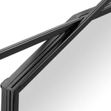 Wall mirror Alexandra House Living Black Geometric-4