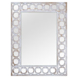 Wall mirror Alexandra House Living Golden Rectangular-0