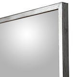 Wall mirror Alexandra House Living Silver Metal Window 7 x 114 x 79 cm-1