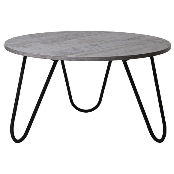 Centre Table Alexandra House Living Black Silver Wood 80 x 44 x 80 cm-0