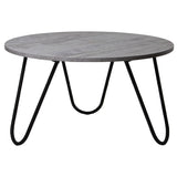 Centre Table Alexandra House Living Black Silver Wood 80 x 44 x 80 cm-0