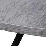 Centre Table Alexandra House Living Black Silver Wood 80 x 44 x 80 cm-2