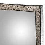 Wall mirror Alexandra House Living Black Silver Metal Window 9 x 114 x 79 cm-2