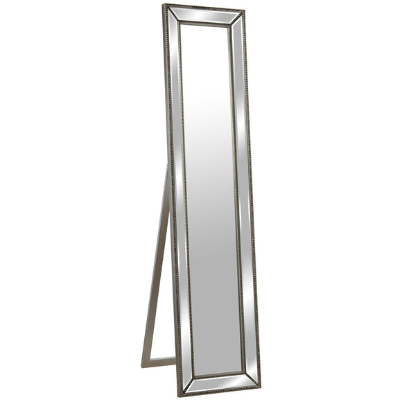 Free standing mirror Alexandra House Living Silver 6 x 38 x 157 cm Rectangular-0