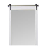 Wall mirror Alexandra House Living White Wood Rectangular 5 x 47 x 155 cm-3