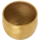 Set of Planters Alexandra House Living Golden Aluminium (3 Pieces)-2