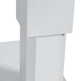 Table Alexandra House Living White 140 x 82 cm Adjustable-5