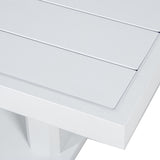 Table Alexandra House Living White 140 x 82 cm Adjustable-3