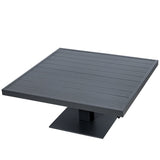 Table Alexandra House Living Anthracite 101 x 101 cm Adjustable-0