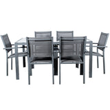 Table set with chairs Alexandra House Living 7 Pieces-0