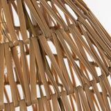 Ceiling Light Alexandra House Living Brown Natural Rattan Natural Fibre 60 W 38 x 146 x 38 cm-4