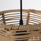 Ceiling Light Alexandra House Living Brown Natural Rattan Natural Fibre 60 W 50 x 165 x 50 cm-1