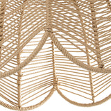 Ceiling Light Alexandra House Living Brown Natural Rattan Natural Fibre 60 W 50 x 165 x 50 cm-5