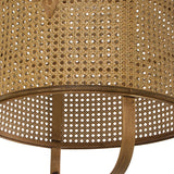 Ceiling Light Alexandra House Living Brown Natural Rattan Natural Fibre 60 W 43 x 134 x 43 cm-5