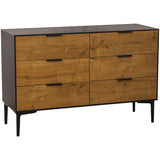 Chest of drawers Alexandra House Living Wood Metal 114 x 40 x 74 cm-0