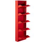 Shoe Rack Alexandra House Living Red 50 x 170 x 15 cm 5 drawers-7