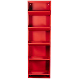 Shoe Rack Alexandra House Living Red 50 x 170 x 15 cm 5 drawers-2