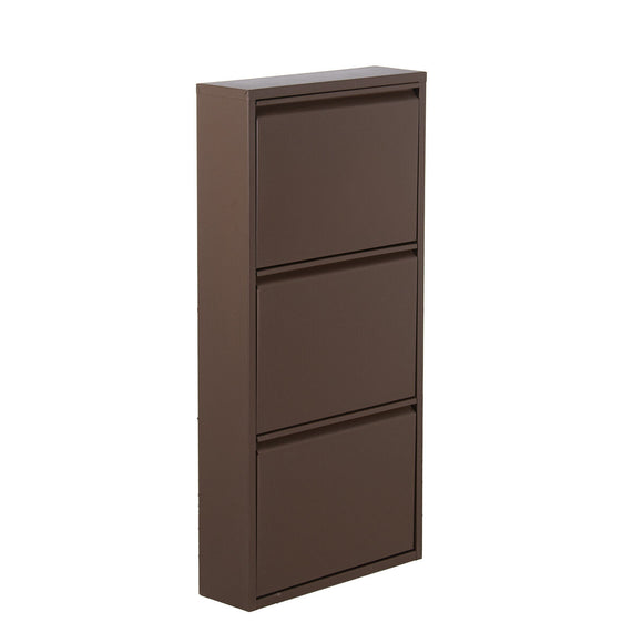 Shoe Rack Alexandra House Living Brown 50 x 103 x 15 cm 3 drawers-0