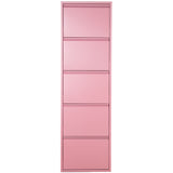 Shoe Rack Alexandra House Living Pink 50 x 170 x 15 cm 5 drawers-1