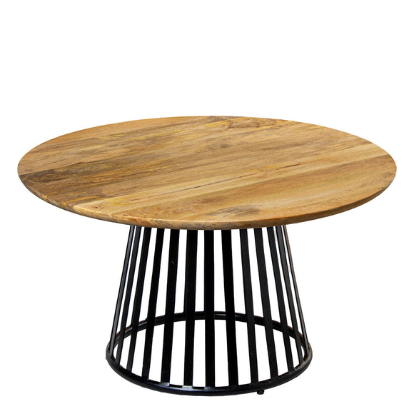 Centre Table Alexandra House Living Brown Black Wood 80 x 45 x 80 cm-0