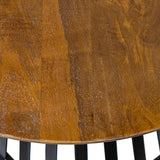 Centre Table Alexandra House Living Brown Black Wood 60 x 38 x 60 cm-2