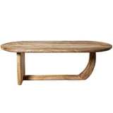 Centre Table Alexandra House Living Brown Wood 110 x 36 x 53 cm-6