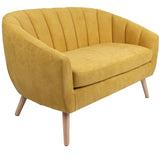 Sofa Alexandra House Living Mustard 127 x 73 x 76 cm-6