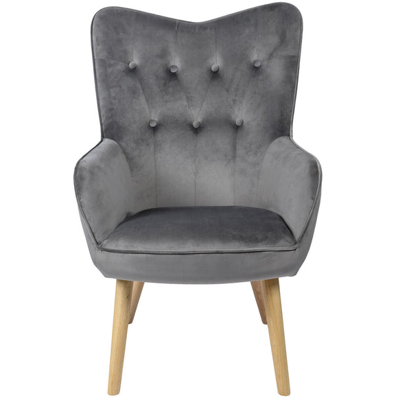 Armchair Alexandra House Living Grey 65 x 99 x 71 cm-0