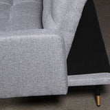 Sofabed Alexandra House Living Grey 193 x 83 x 75 cm-3