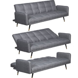 Sofabed Alexandra House Living Grey 193 x 83 x 75 cm-2