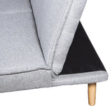 Sofabed Alexandra House Living Grey 180 x 72 x 84 cm-1