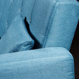 Sofabed Alexandra House Living Blue 216 x 81 x 87 cm-5