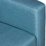 Sofabed Alexandra House Living Blue 216 x 81 x 87 cm-3