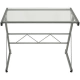 Desk Alexandra House Living Grey Metal 90 x 72 x 50 cm-0