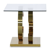 Side table Alexandra House Living Crystal 55 x 55 x 50 cm-3